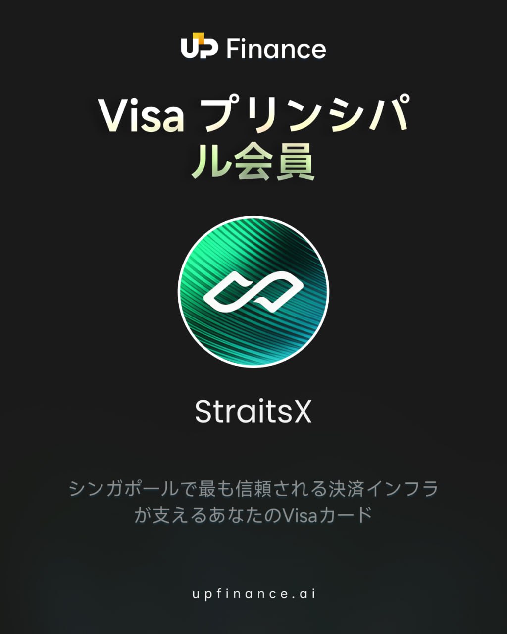 Visaプリンシパルメンバー。💳